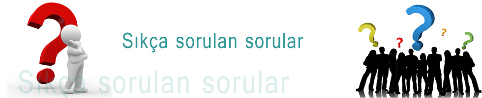 Sıkça sorulan sorular